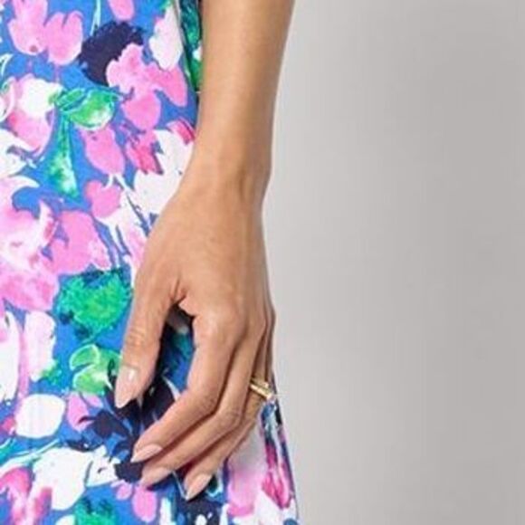 Tommy Bahama Women's Dress Sz M Relax Printed Lounge Pink A642642 - Picture 2 of 7